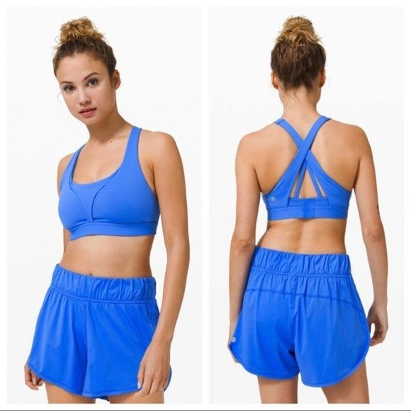 lululemon athletica Other - LULULEMON Stash It All Bra NWT Size 4 Wild Bluebell Blue Active Athleisure